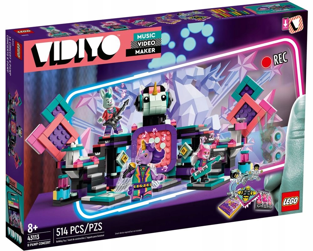 LEGO VIDIYO 43113 VIDIYO 43113 K-Pawp Concert NOWY