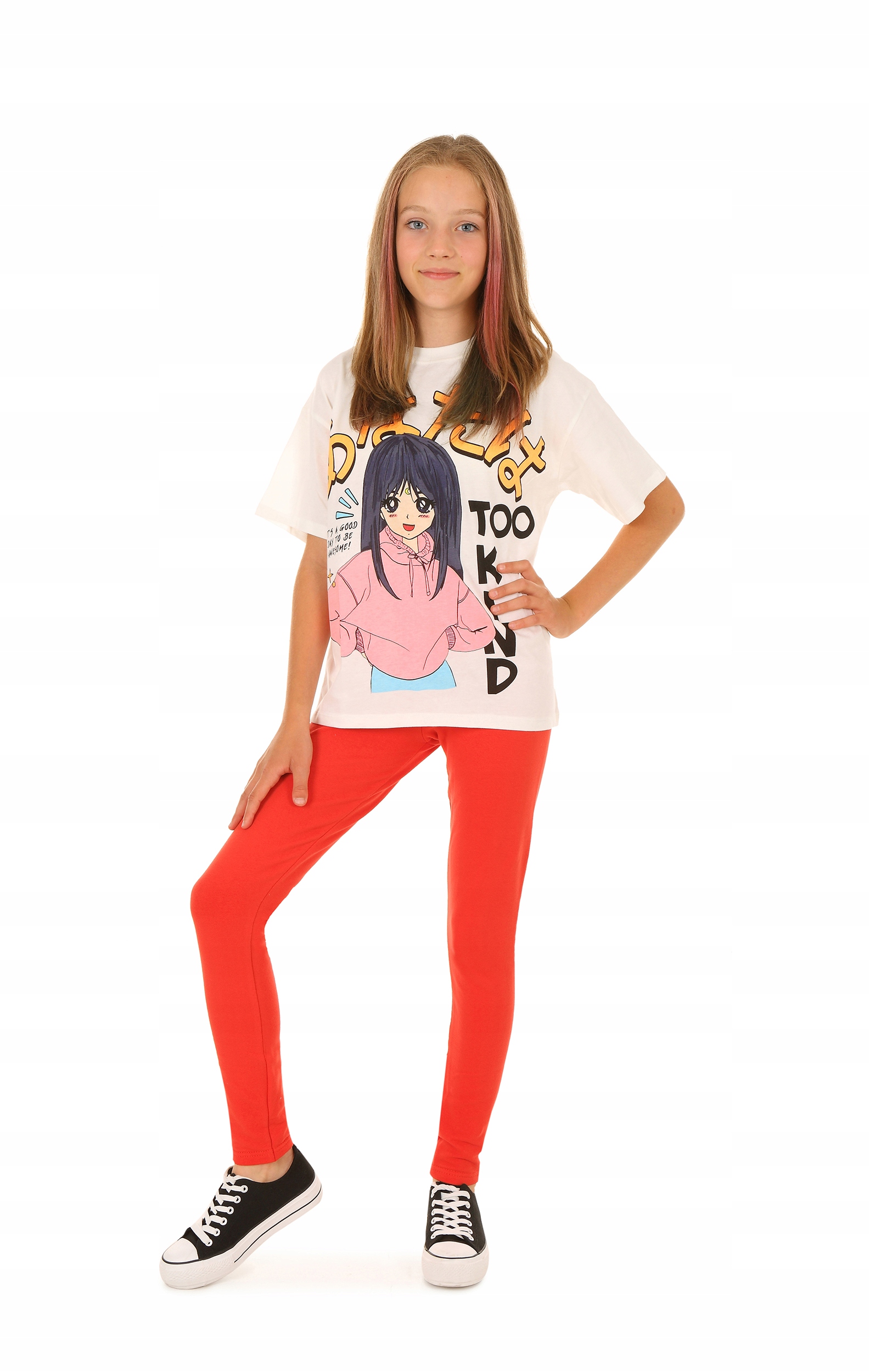 OCIEPLANE getry, klasyczne leginsy - 164 CEGLASTY Marka Kropek