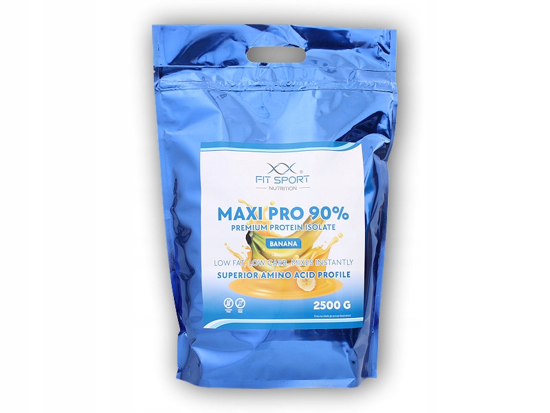 2x Maxi Pro Protein 90% 2500 g banán