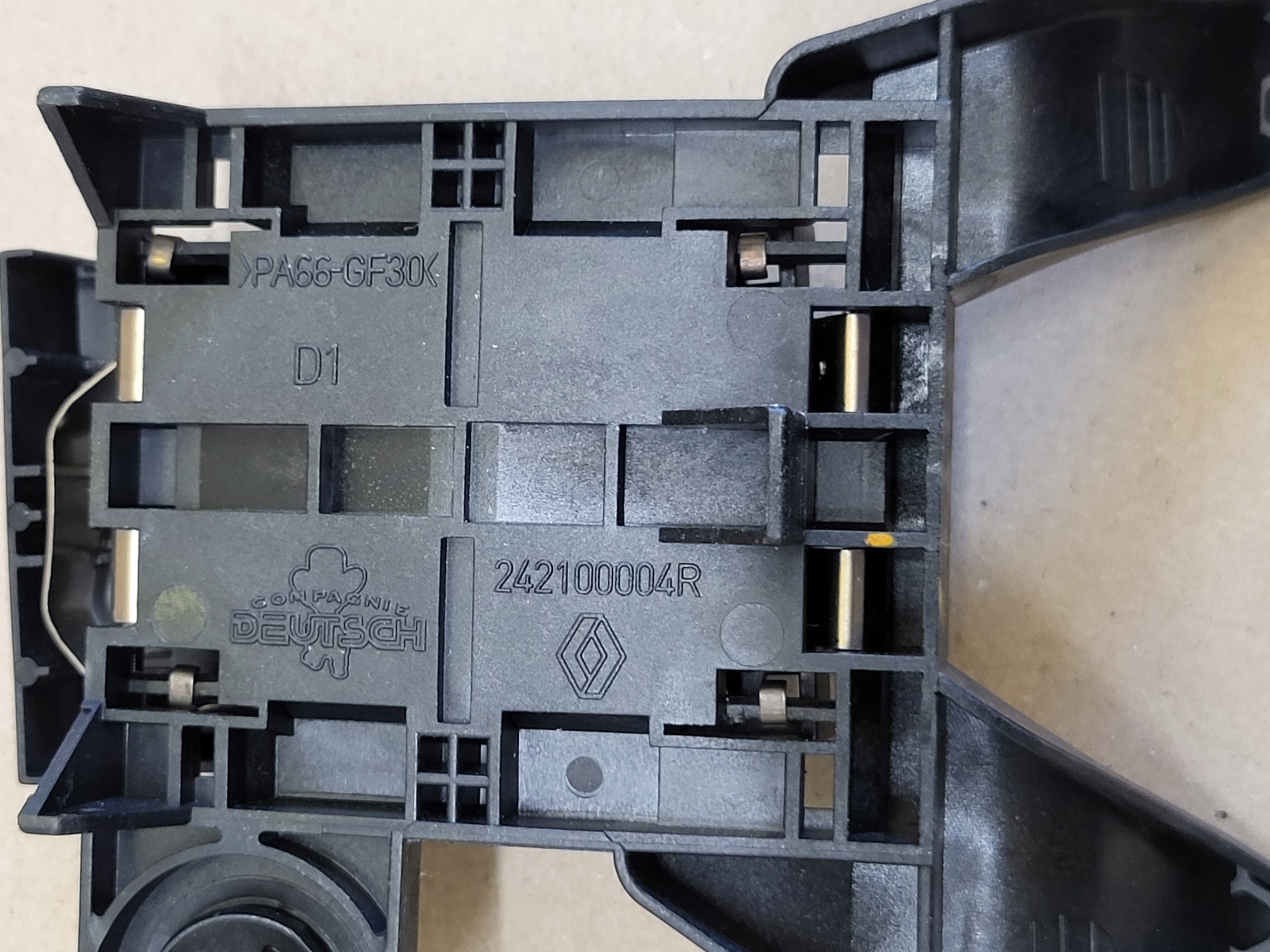 console holder seat right front RENAULT LAGUNA III 242100004R
