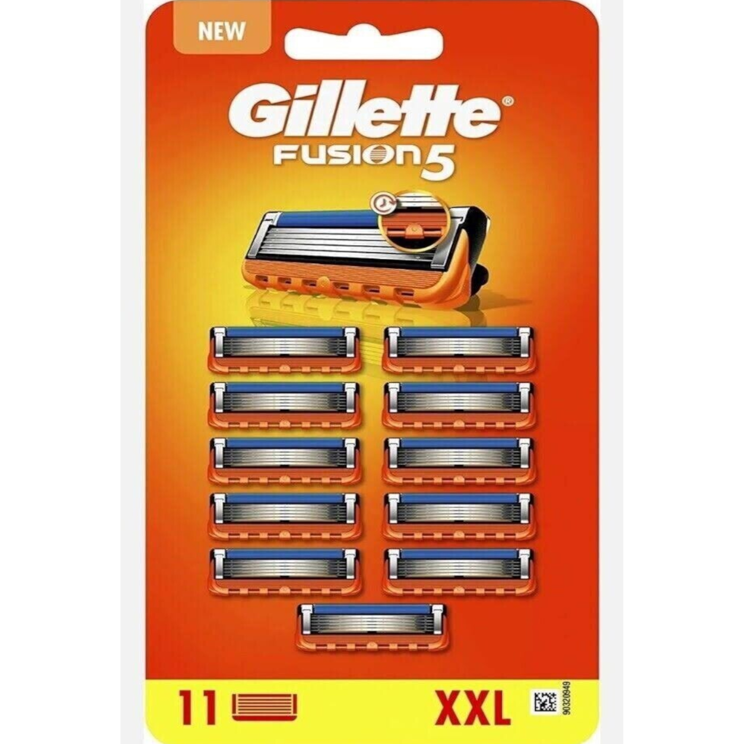 Gillette Fusion5 vyměnitelné čepele 11 kusů originál
