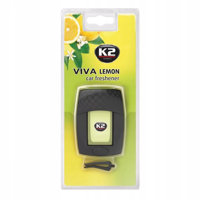 

Zapach samochodowy K2 Viva Lemon membranowy
