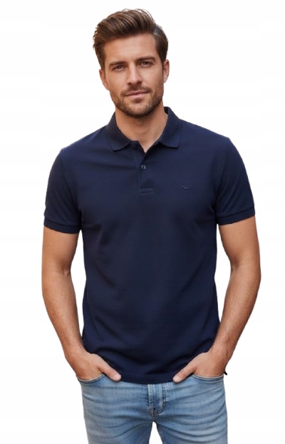 Polo tričko Abercrombie Hollister tričko velikost L, tmavě modré