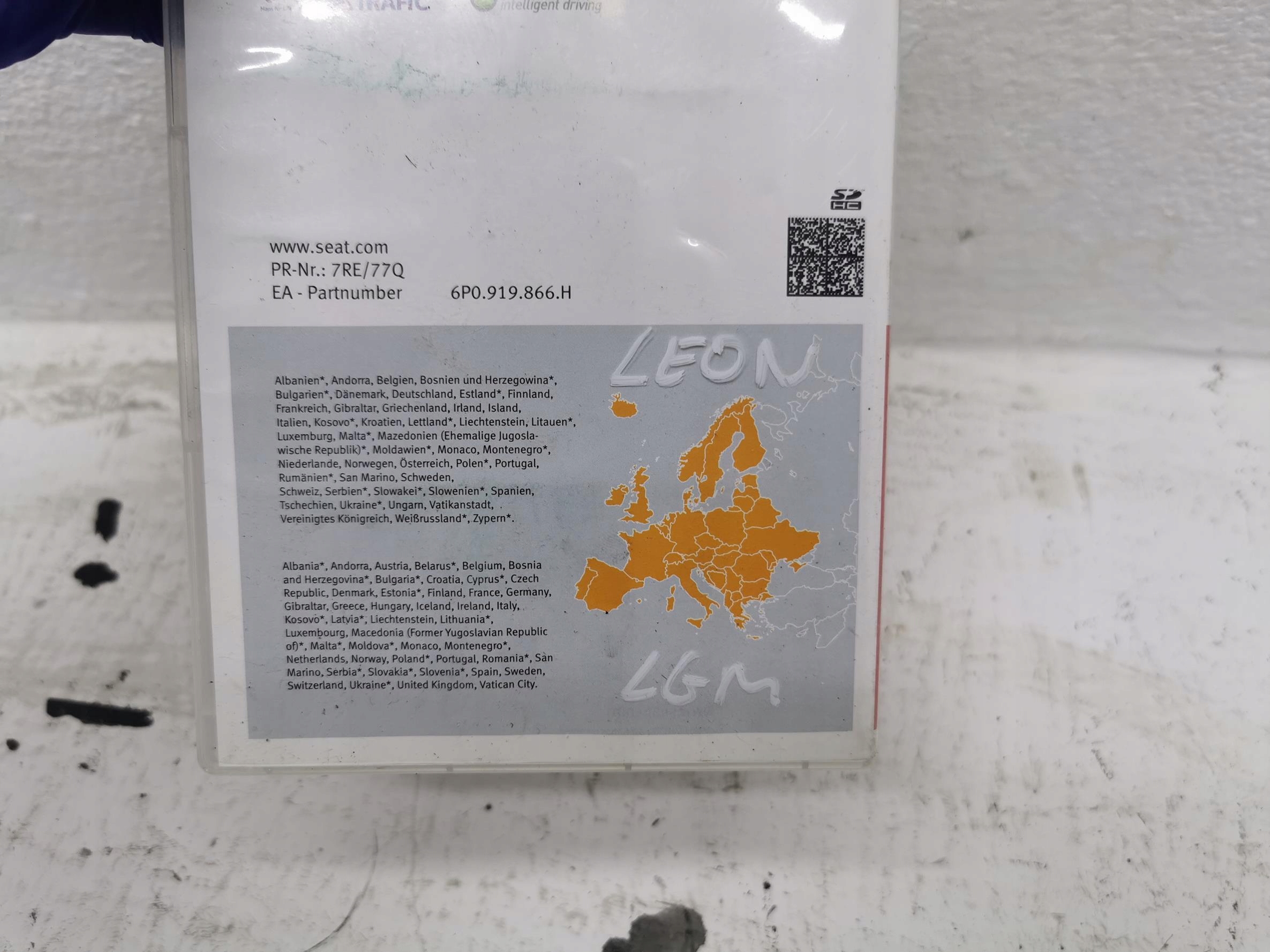 KARTA SD navigation devices SEAT LEON III 6P0919866H 12-20