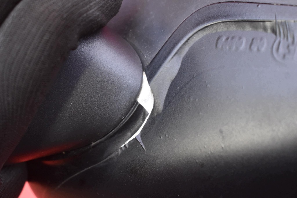 mirror right black, EU OPEL CORSA D 06-11 3 PIN