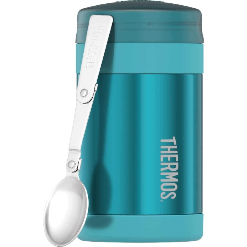 Termos obiadowy z łyżką dla dzieci Thermos Funtainer 470 ml turkusowy