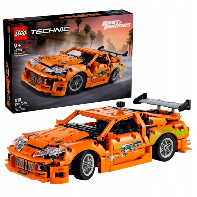 Lego Technic Fast And Furious Toyota Supra MK4 Sada Stavebnice 810 Kusů 9+