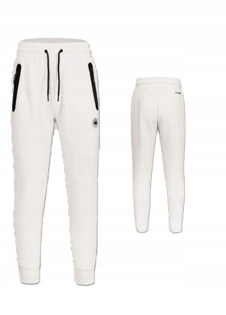 Pitbull West Coast Pánské Tepláky Dogwood Bílé Off White L