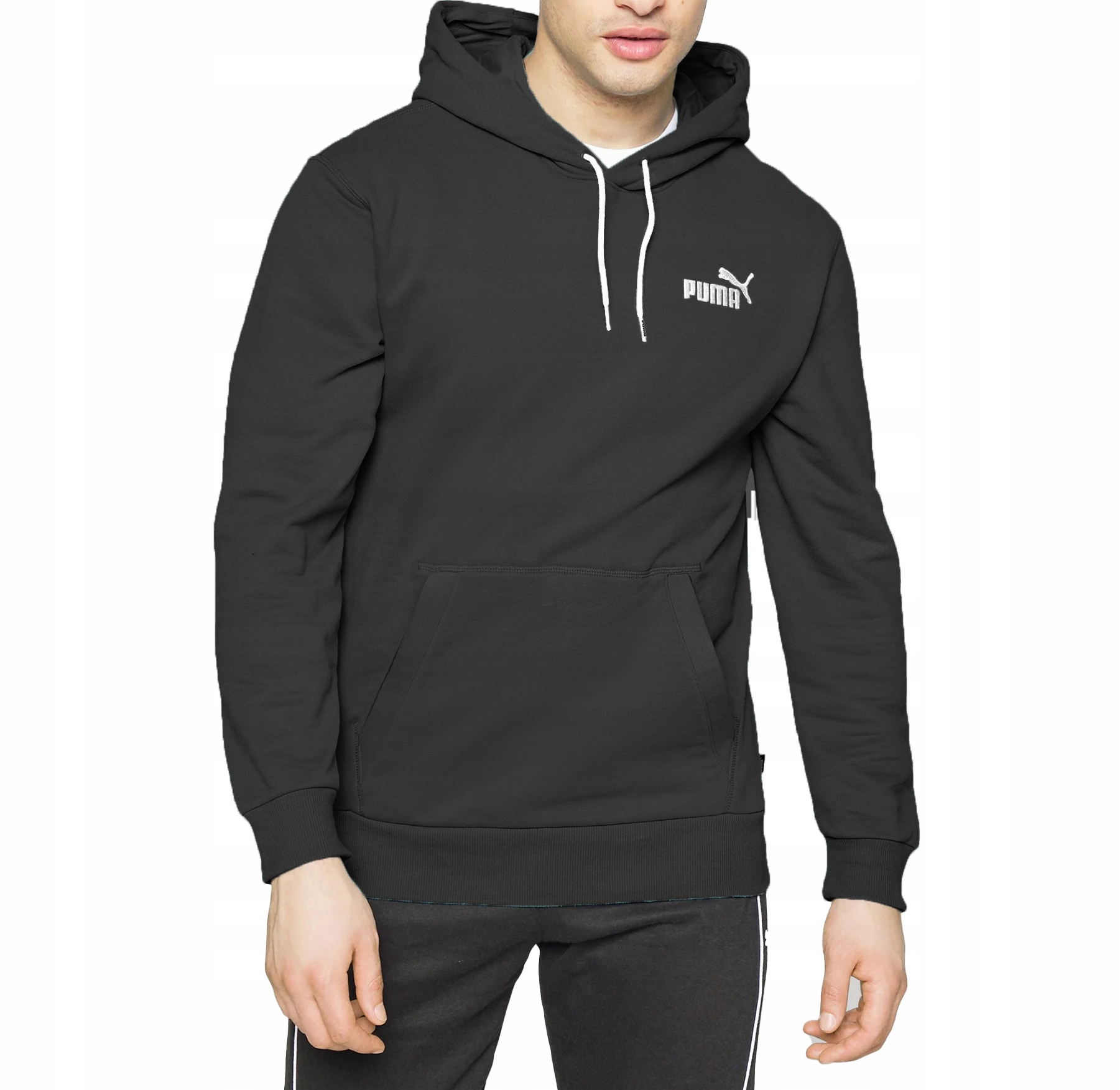 2810 BLUZA MĘSKA PUMA Z KAPTUREM BAWEŁNIANA S