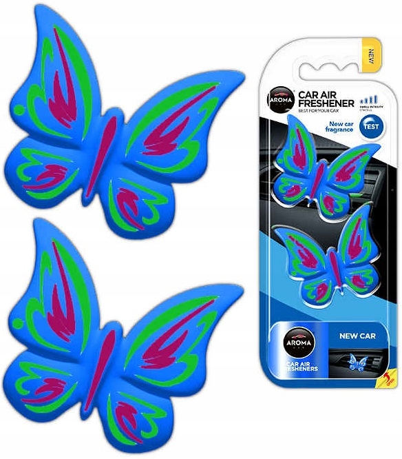 

2x Zapach Motylek Na Nawiew New Car Nowe Auto