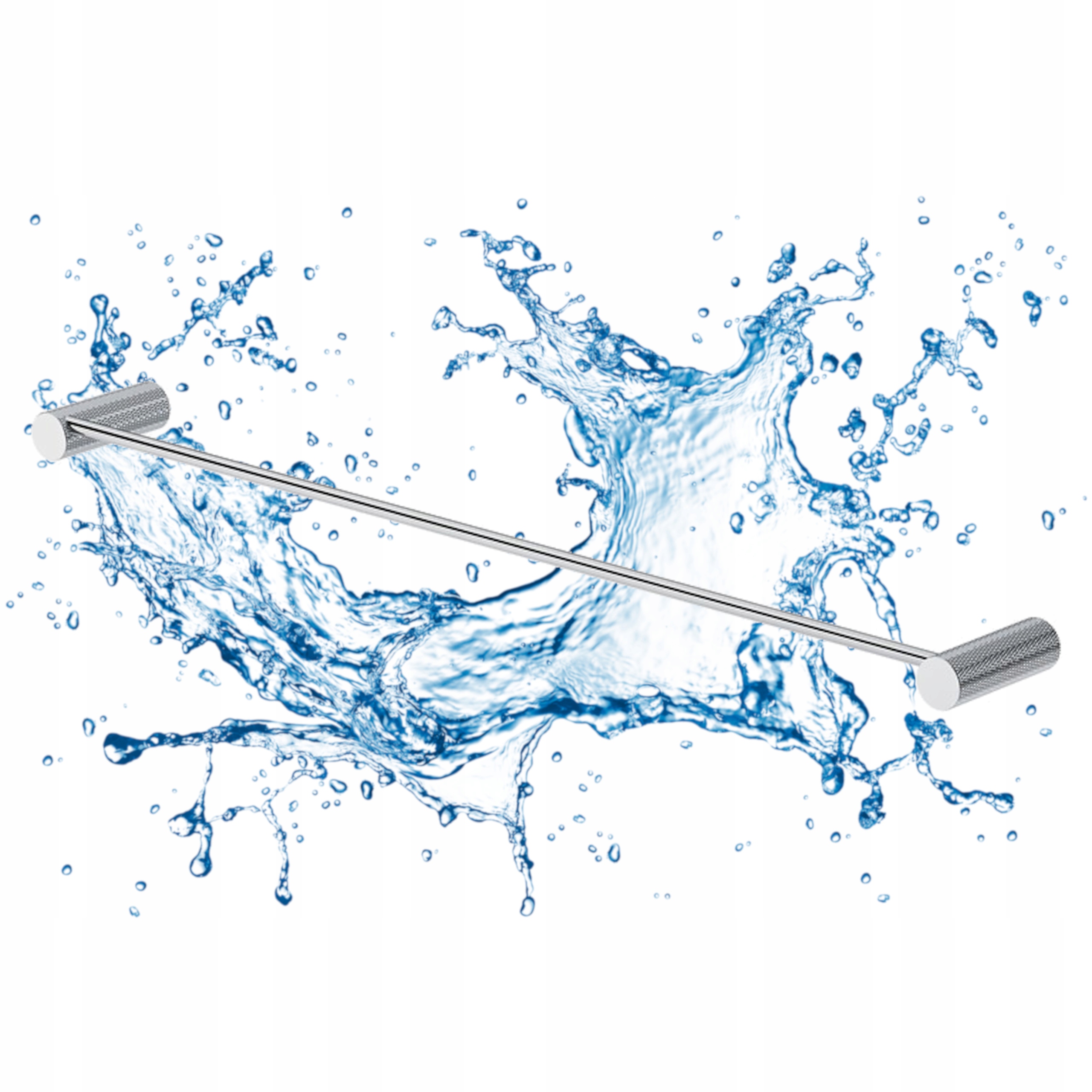 Cersanit Chromovaný věšák na ručníky – moderní povrchová úprava koupelny