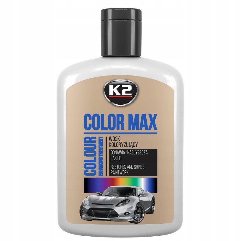 K2 COLOR MAX 200 ML SREBRNY WOSK KOLORYZUJĄCY
