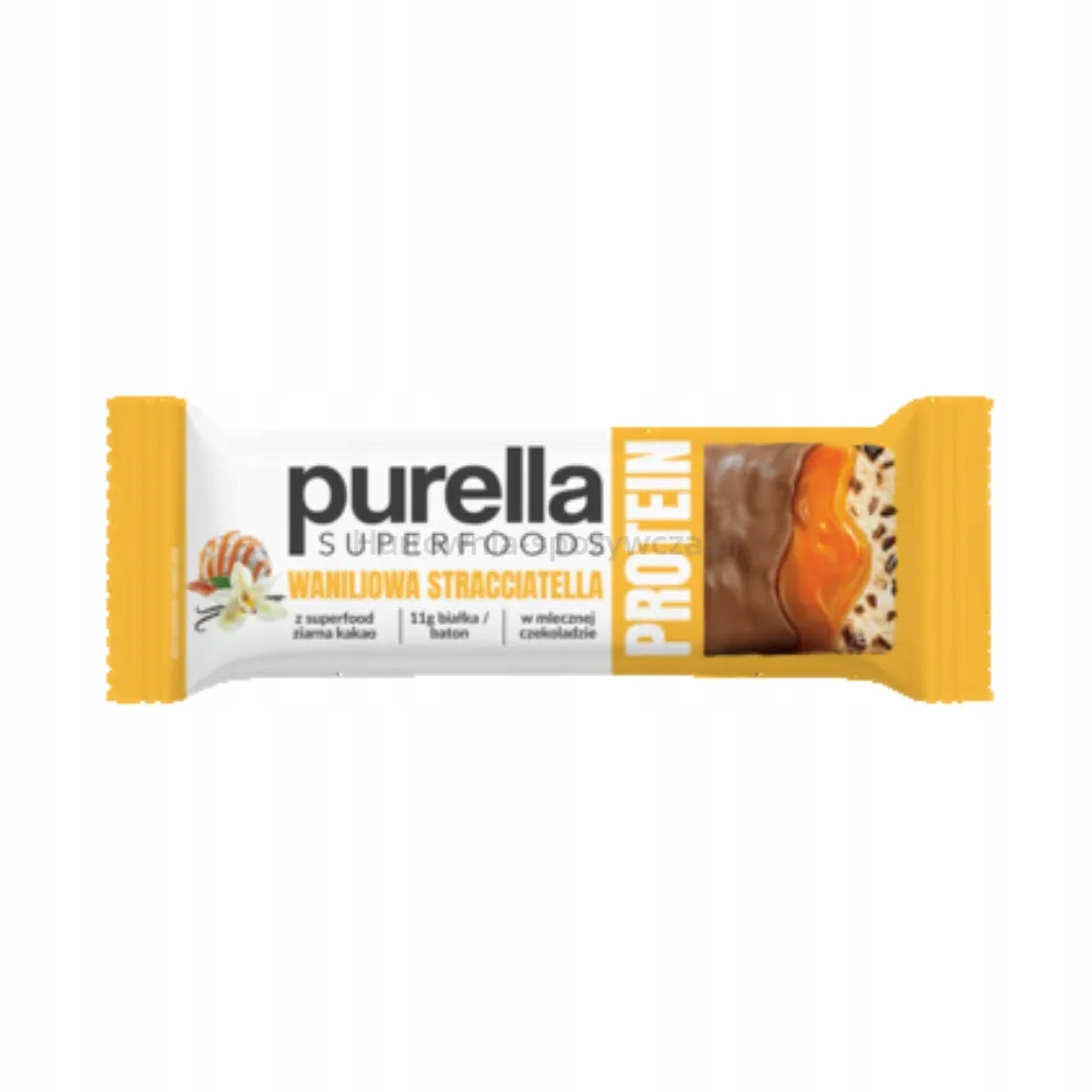 Purella Proteinová tyčinka vanilková stracciatella 45 g