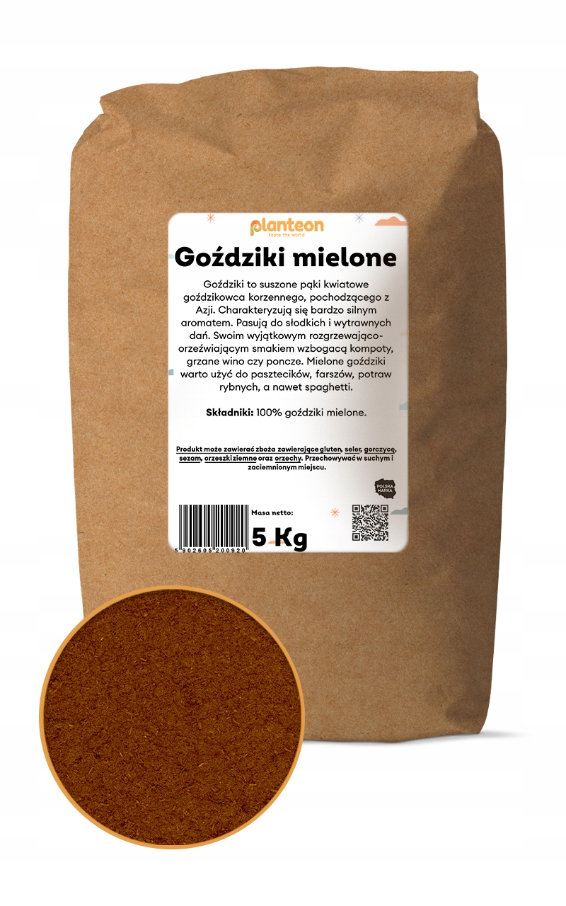 Levně Hřebíček mletý 5 kg aromatické, přírodní, vysoká kvalita, bez chemie