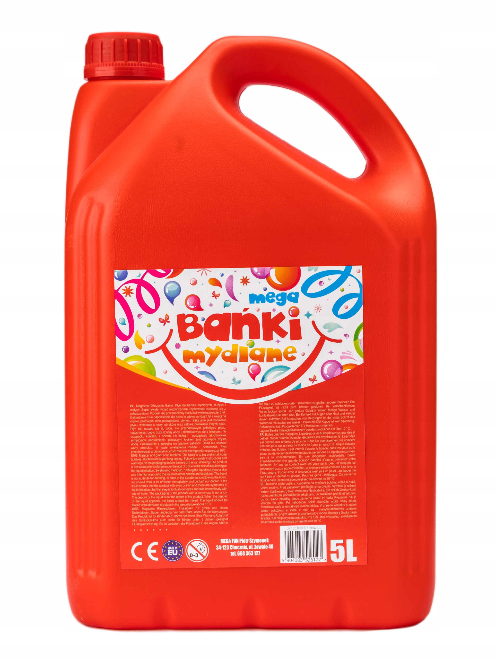 PŁYN DO BANIEK MYDLANYCH MEGA BAŃKI MEGA FUN