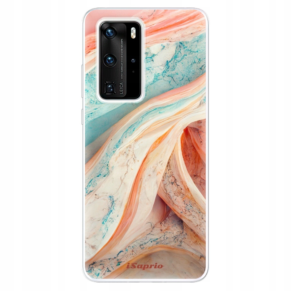 Silikonowe etui iSaprio Orange and Blue do Huawei P40 Pro