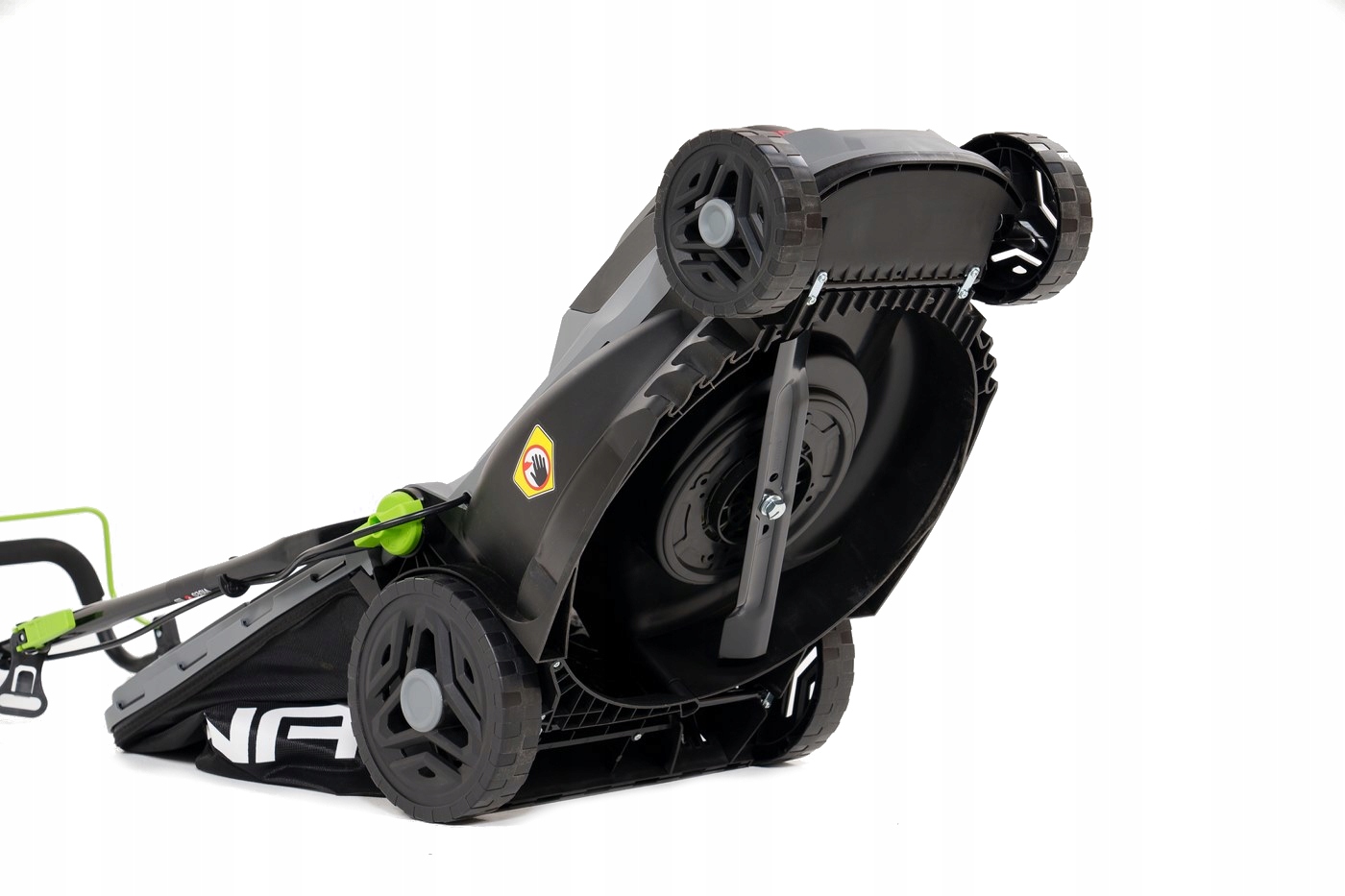 ПОТУЖНА ТА НАДІЙНА ЕЛЕКТРИЧНА ГАЗОНОКОСАРКА 1600 ВТ З ВЕЛИКИМ КОШИКОМ, РЕГУЛЮВАННЯ ВИСОТИ Модель LE16-E-38-PB-C