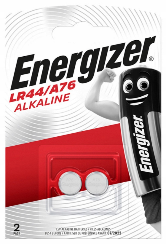 

2x Bateria Energizer LR44 AG13 G13 A76 L1154 KA76