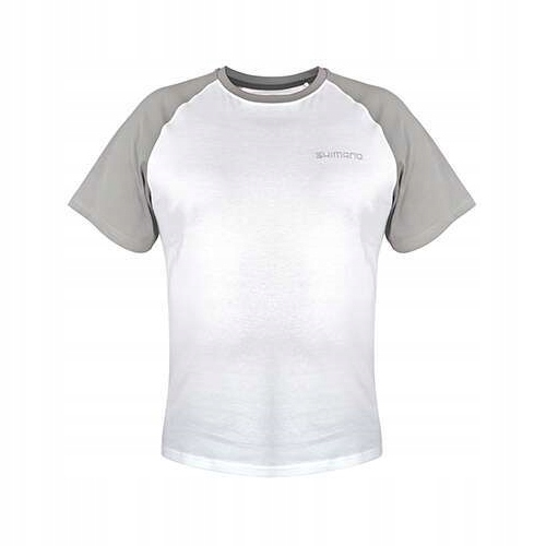 T-Shirt Shimano white krótki rękaw rozm.M 100% bawełna