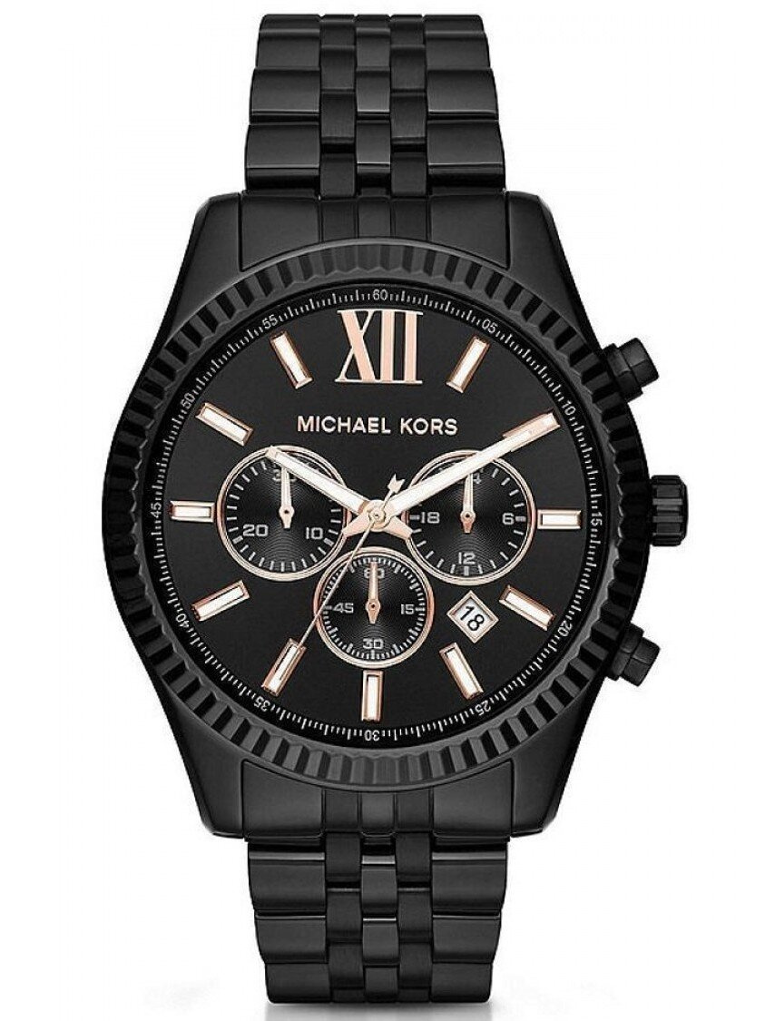 Zegarek Męski Michael Kors MK8467 Czarny Chronograf 100M Na Dzień Chłopaka