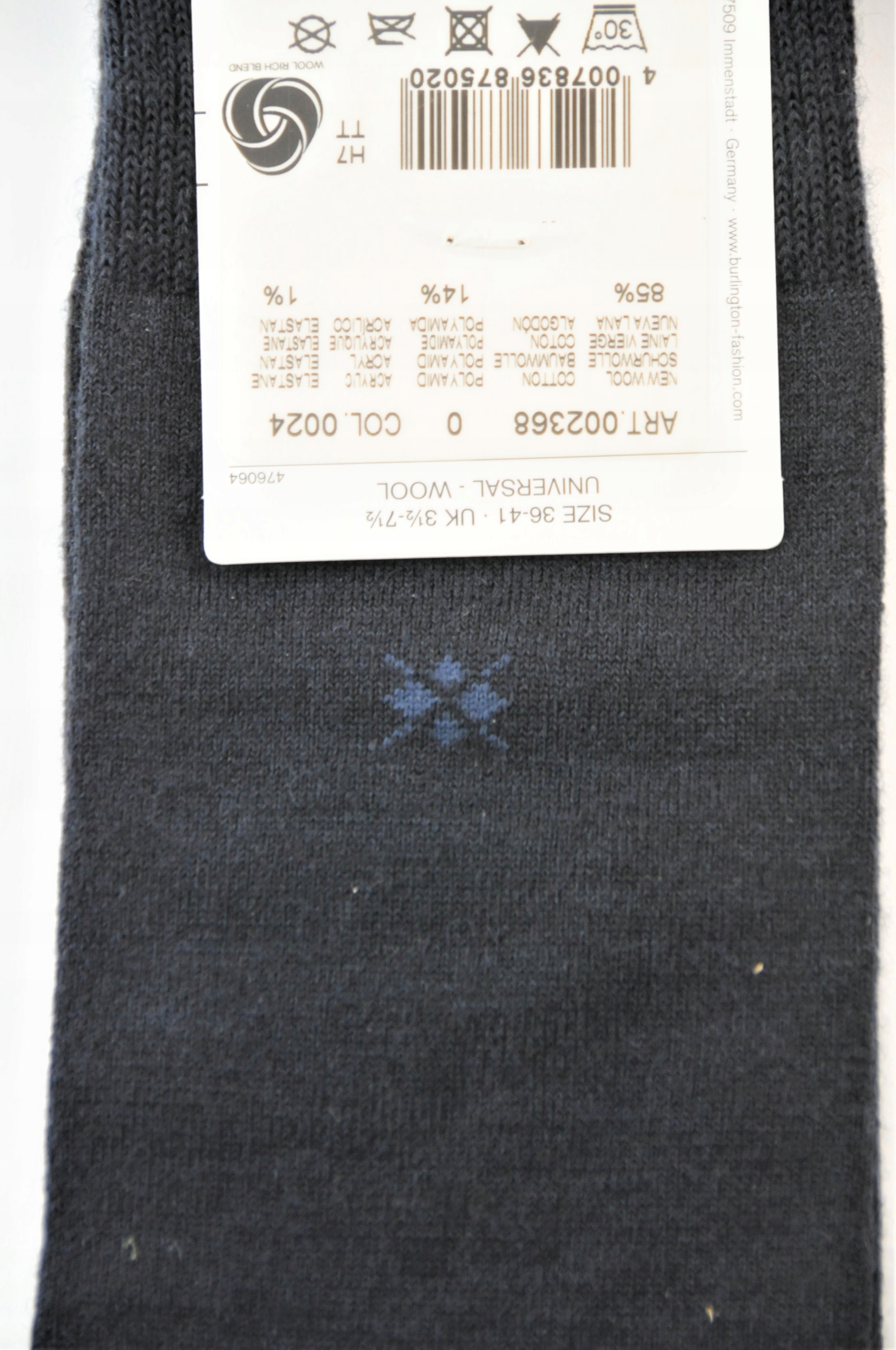 PODKOLANÓWKI D BURLINGTON WEŁNA GRANAT 36-41 -50% Model BURLINGTON CLIMA COMFORT