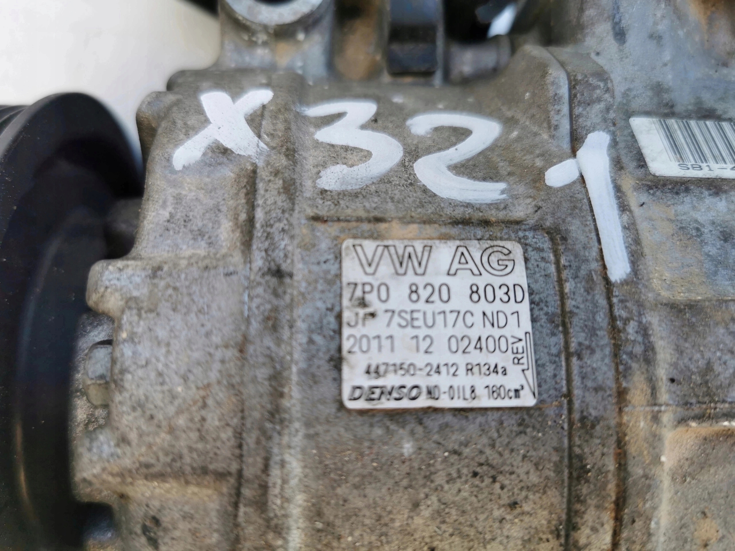 VW TOUAREG 3.0TDI 7P0820803D 447150-2412 compressor;