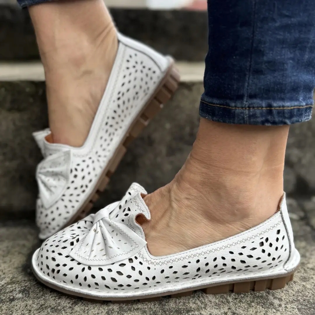 Dámské baleríny Artiker 56C0054 bílé 40, Bílá