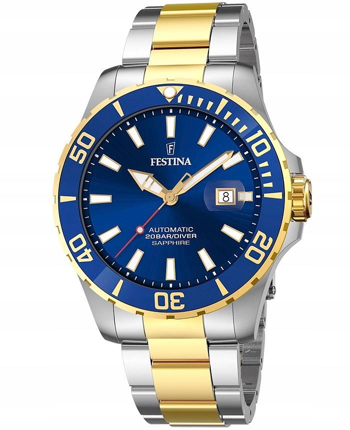 Pánské Hodinky Festina Automatic Diver F20532/1 44,00 mm 20ATM