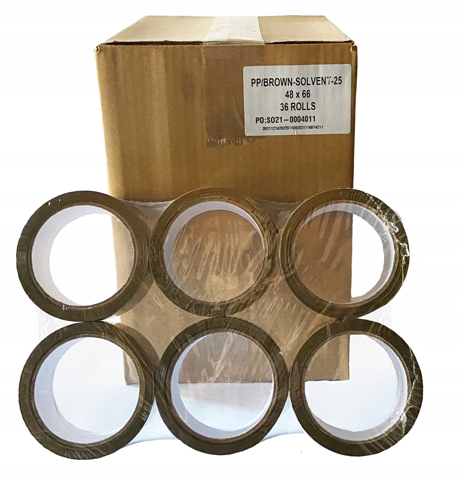 

Taśma Pakowa Kauczuk Solvent Brązowa 48/66 36 szt