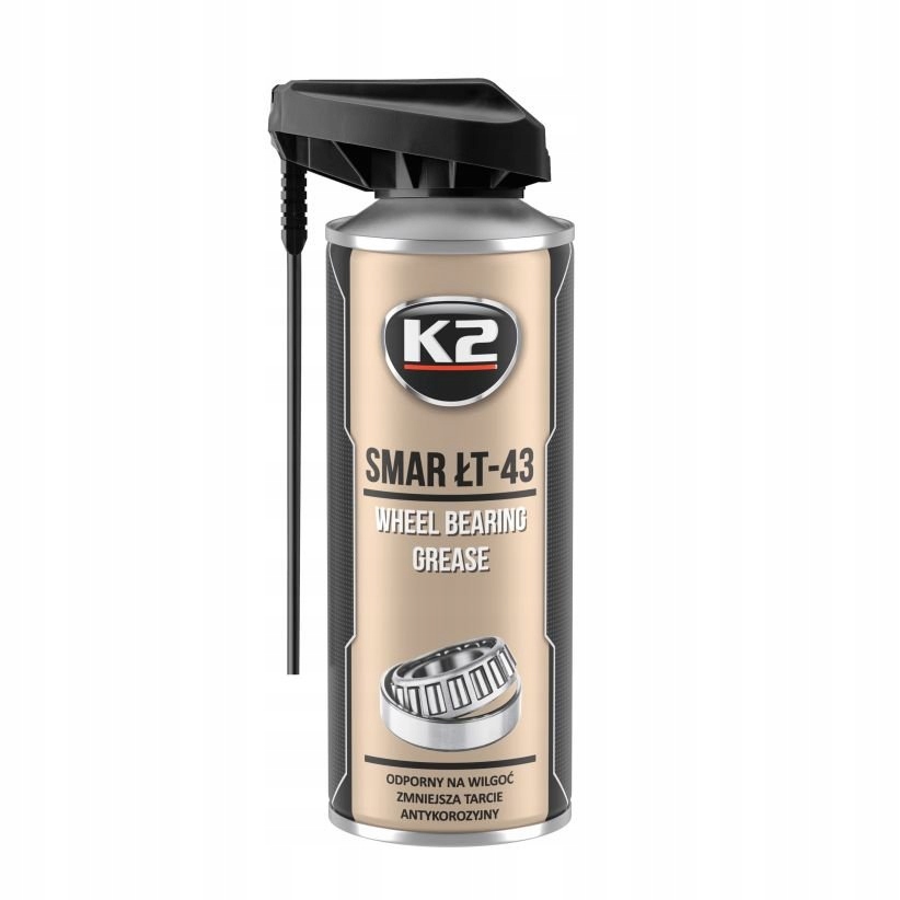 

K2 ŁT-43 Smar Do Łożysk I Prowadnic Spray 400ML