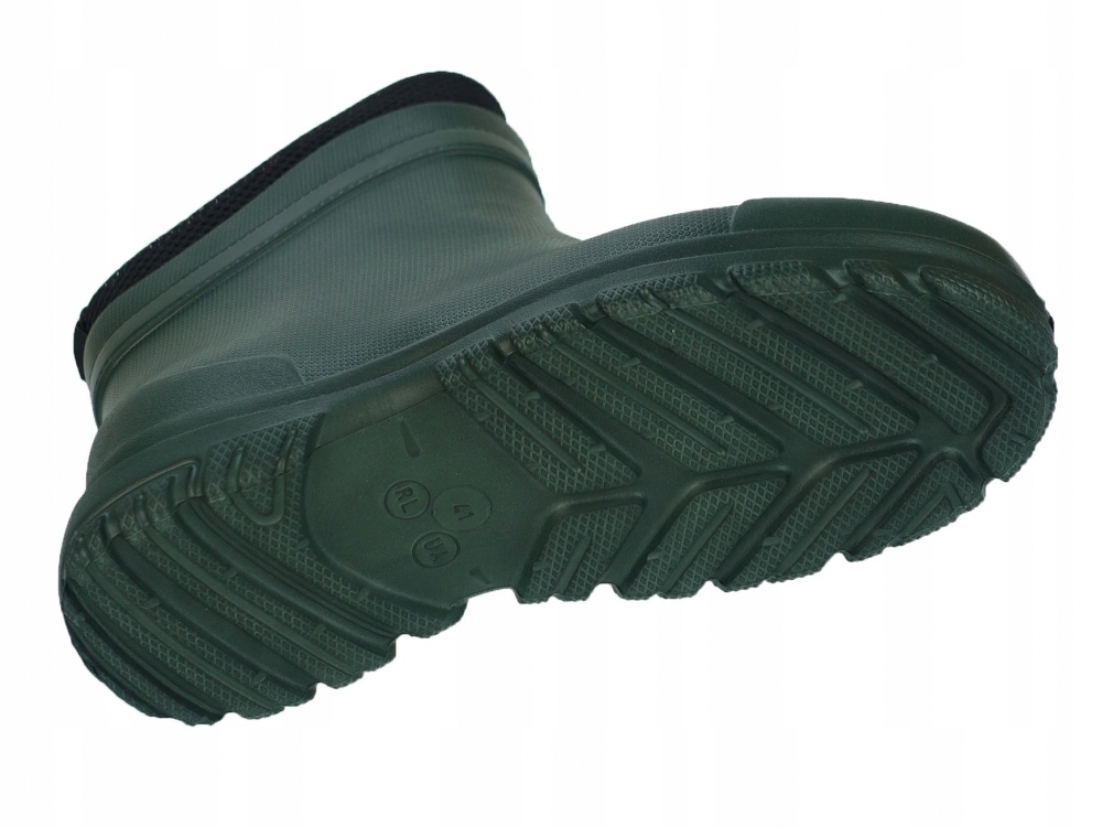 KRÓTKIE KALOSZE OCIEPLANE LEKKIE ZIMOWE MĘSKI Kolor zielony