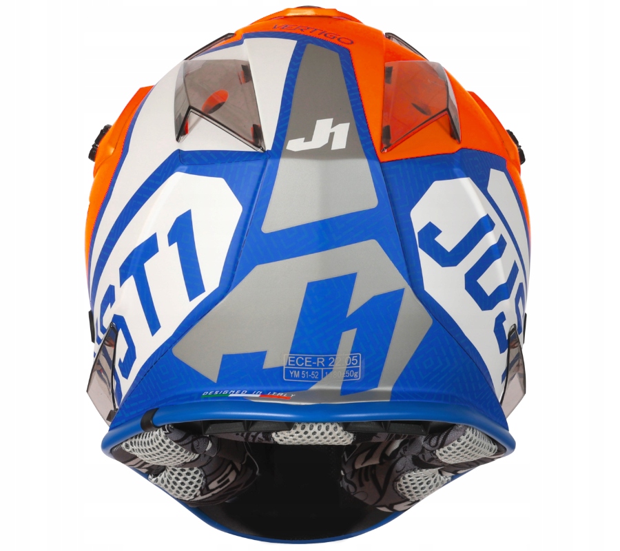 KASK JUST1 J32 KIDS VERTIGO BLUE FLUO ORANGE YL Model J32
