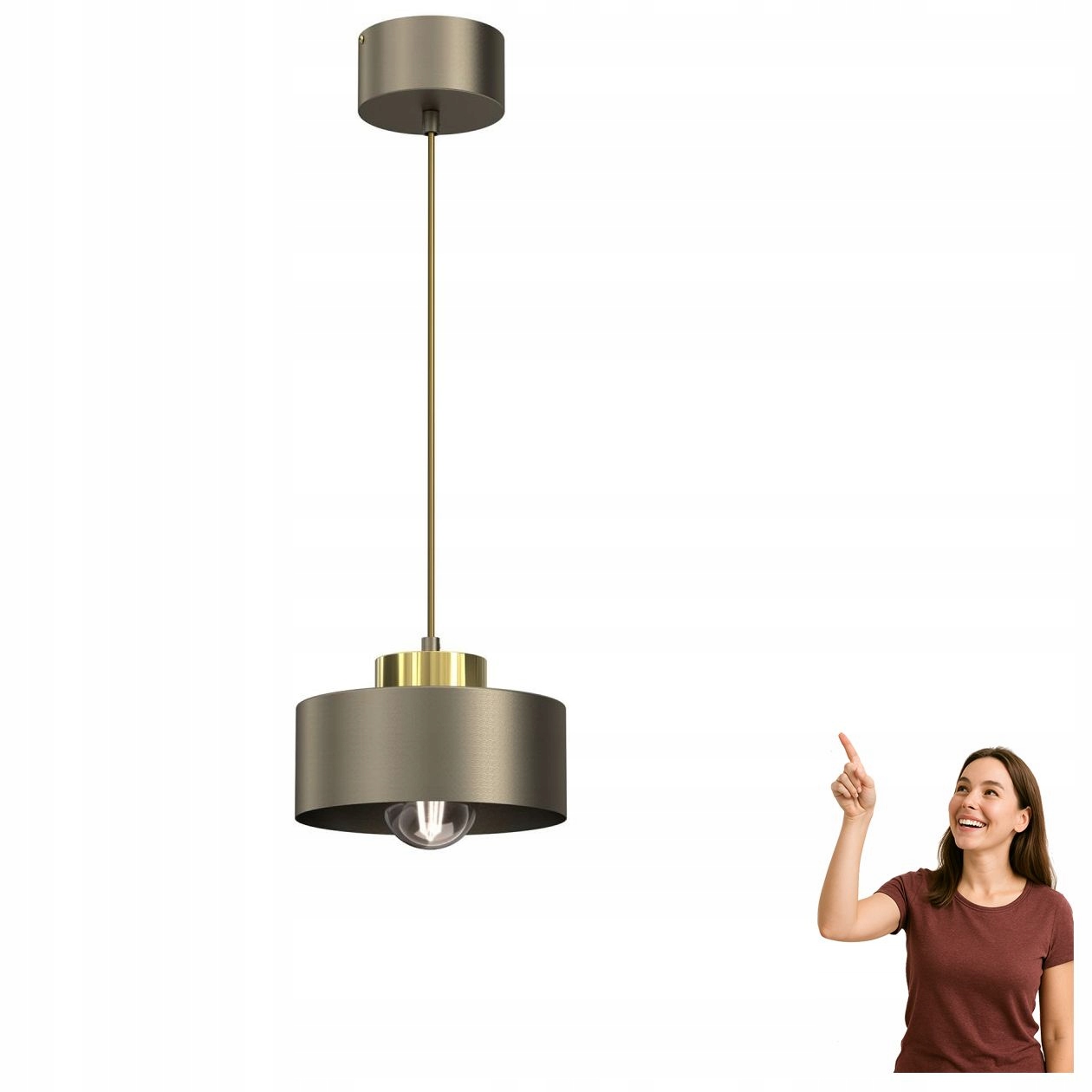 Jednotlivá závěsná lampa Marti 9925 Luminex