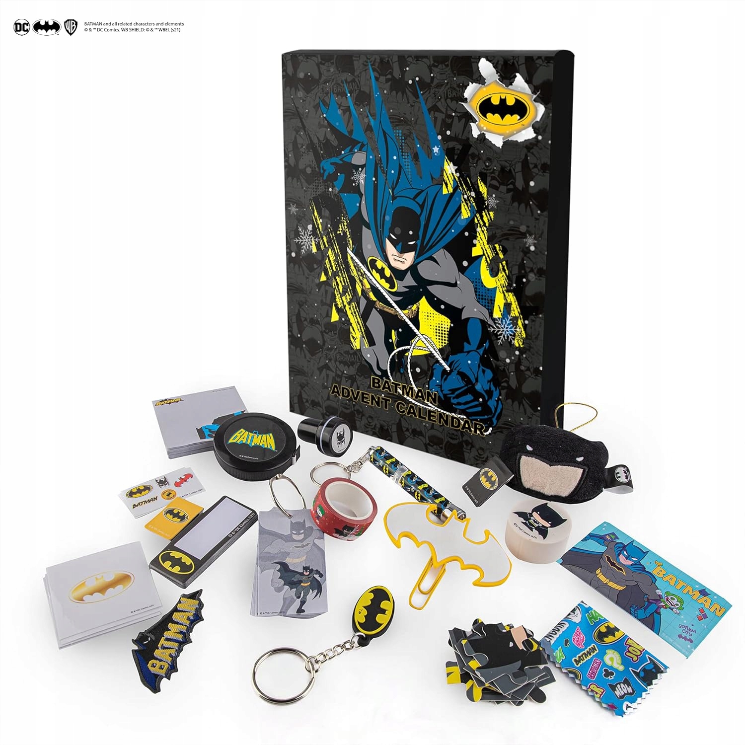 Adventní Kalendář Batman DC Comics – 24 Dárků, Originál Cinereplicas