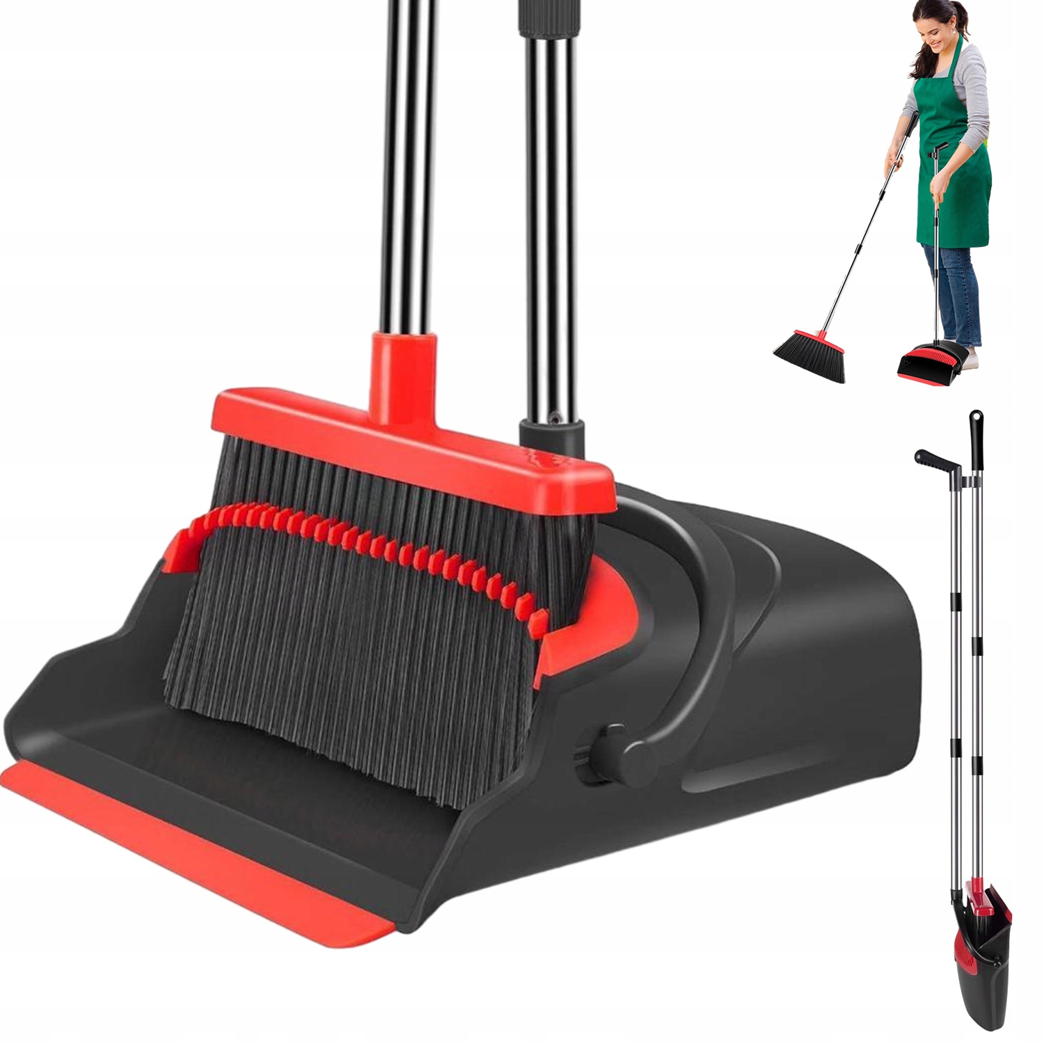 Levně Metla Lopatka Skládací Leniuch Sada Na Zametání