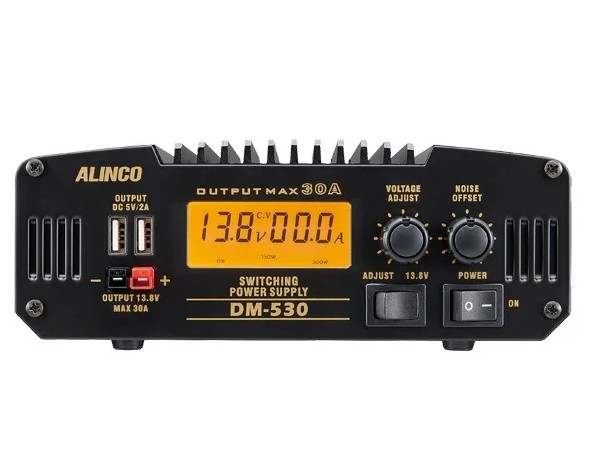 Alinco DM-530E zasilacz impulsowy 30A cyfrowy wskaźnik V/a regulacja 5-15V