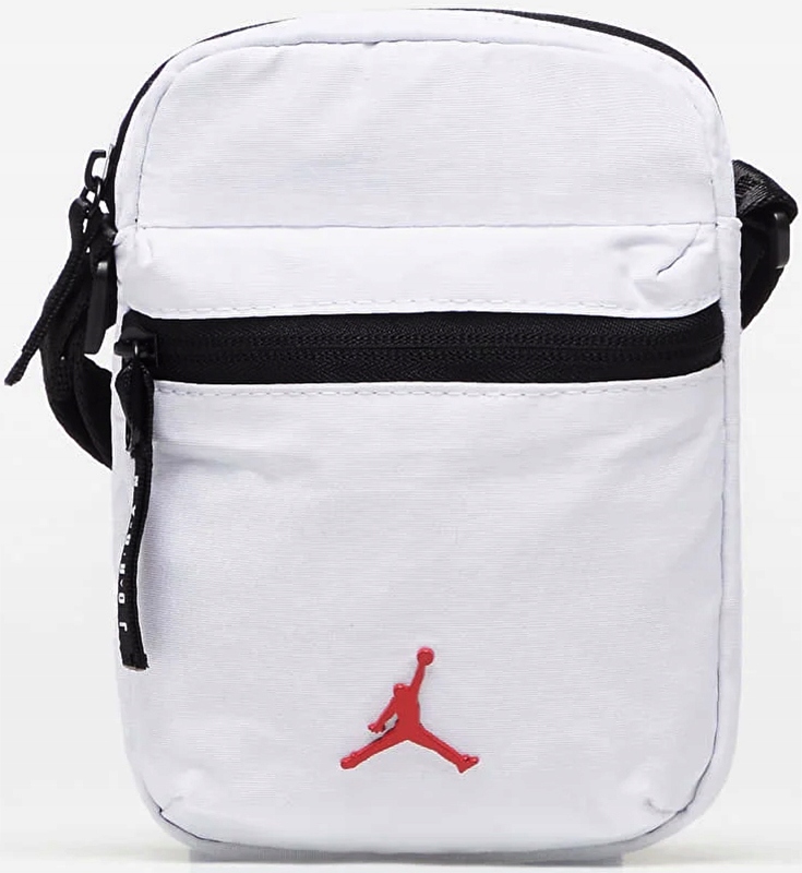 Saszetka Nike Air Jordan Listonoszka Organizer Biała Metalowe Logo Jumpman