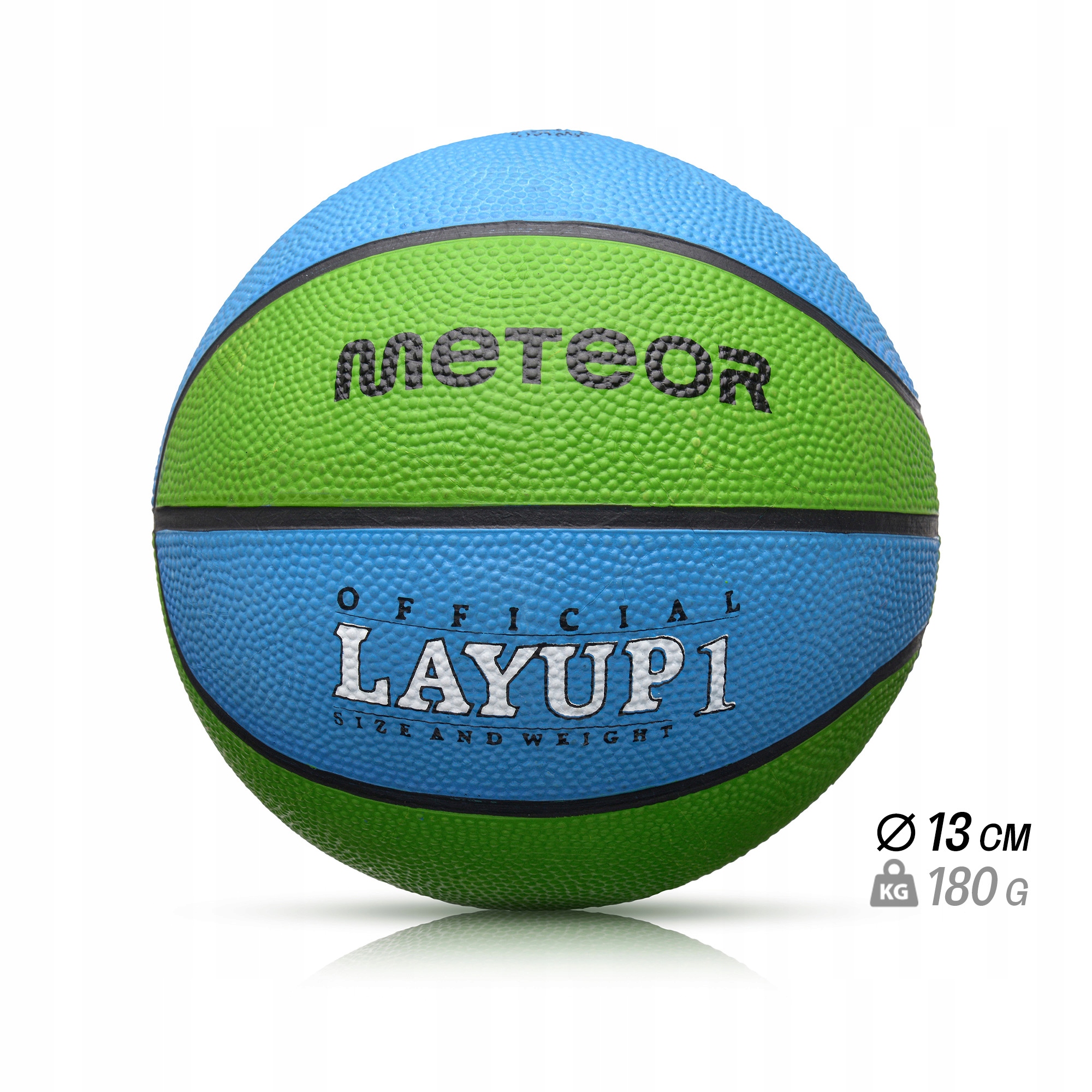 PIŁKA KOSZOWA DO KOSZYKÓWKI METEOR LAYUP MINI #1 dla dzieci1-3 lat Rozmiar inny