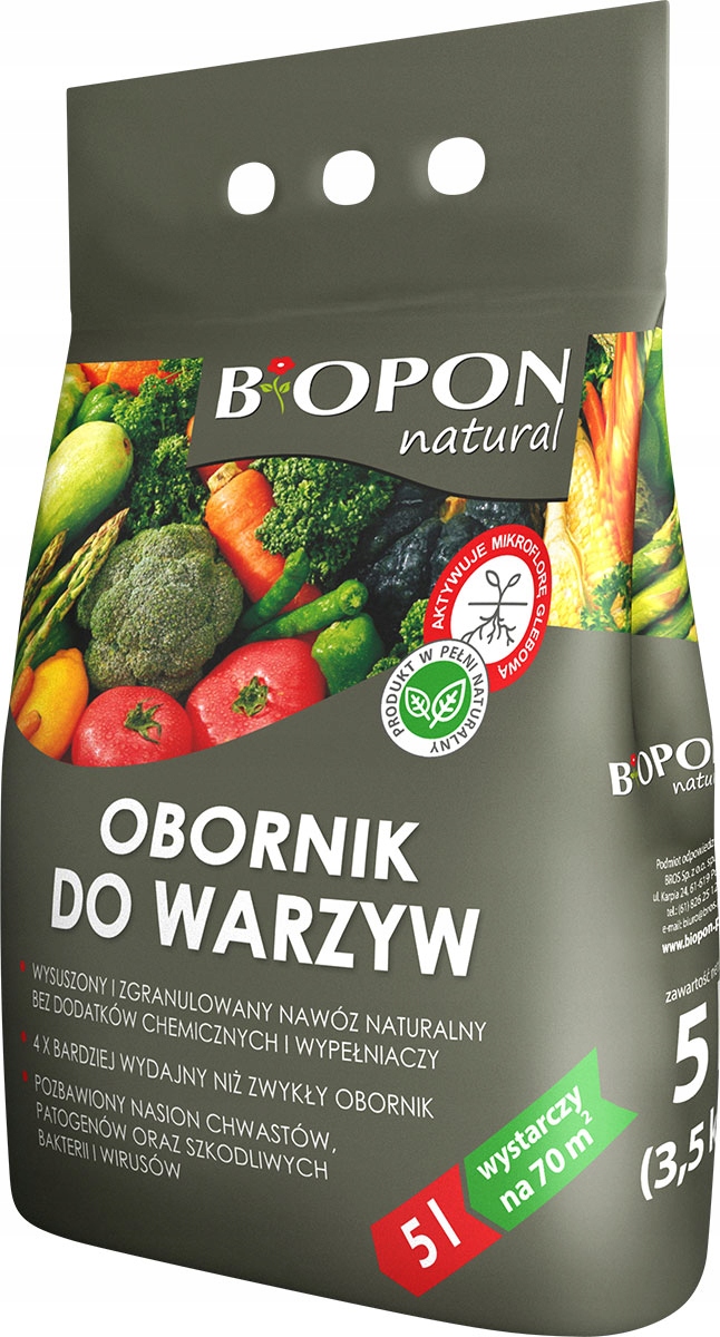 

Obornik Granulowany Do Warzyw 5L Biopon Natural