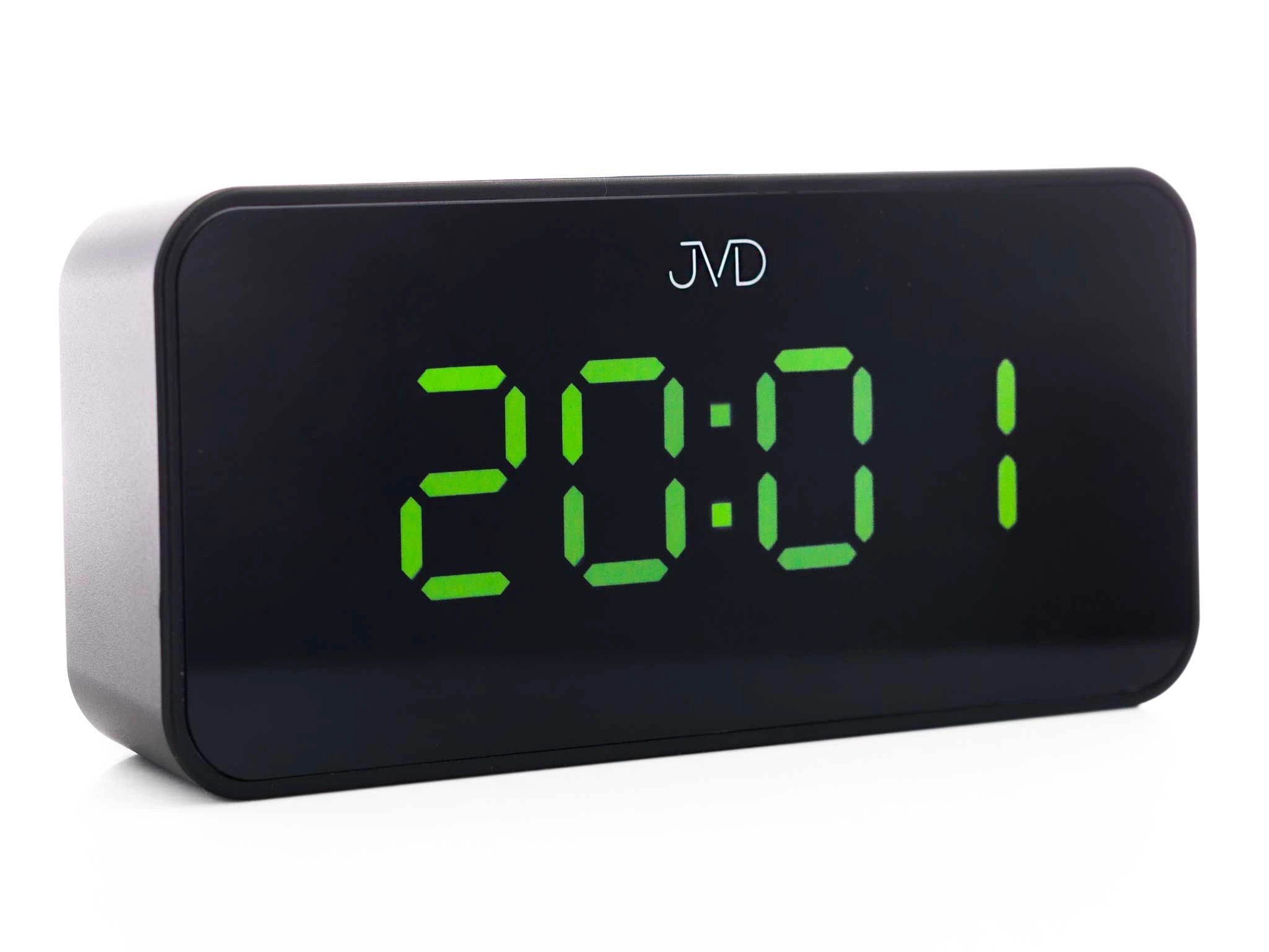 Budík Jvd SB3212.1 Senzor Light Černý Alarm Zdřímnutí Teploměr