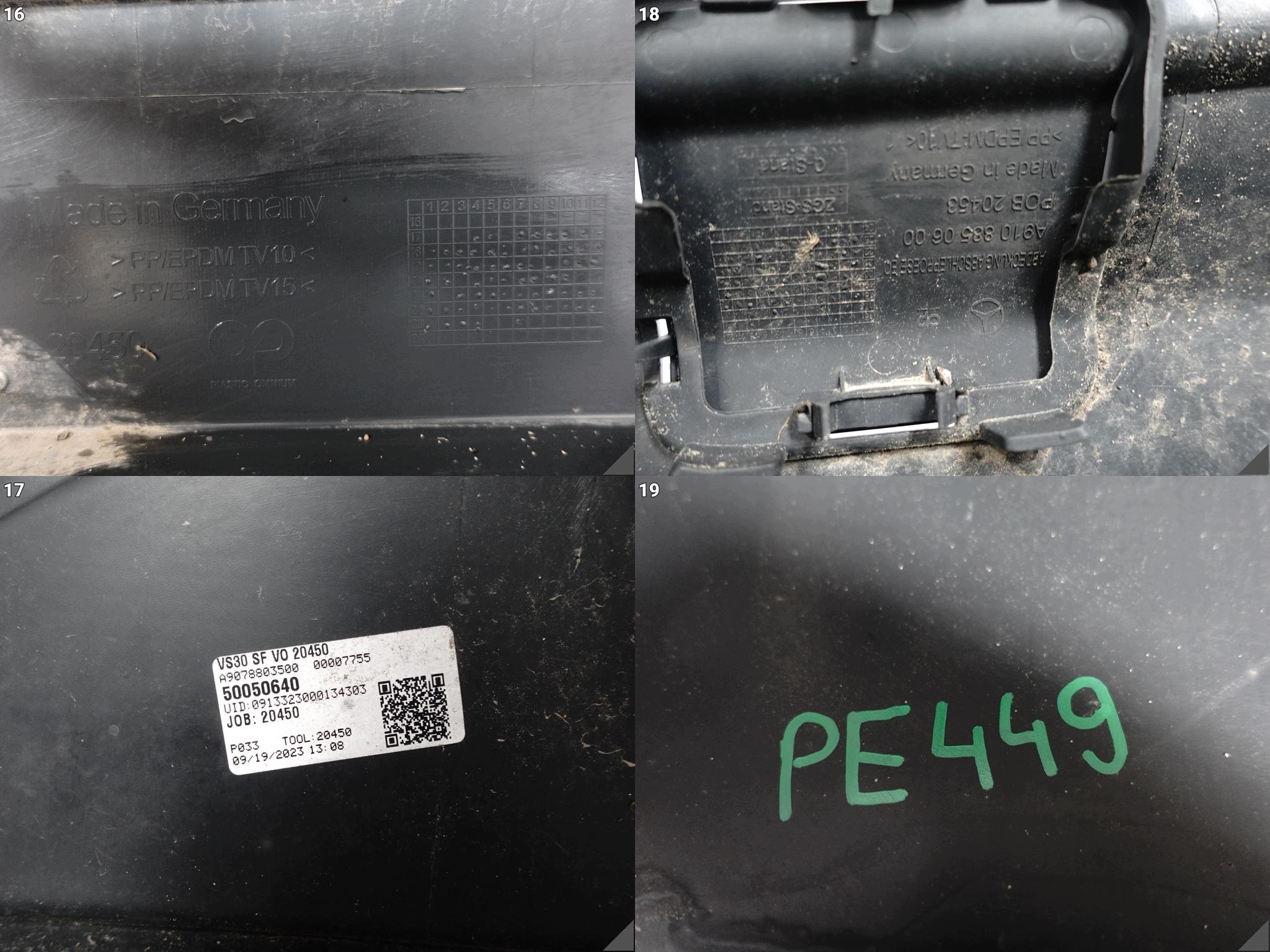 MERCEDES SPRINTER III 3 W907 W910 18- bumper BUMPER front (6xPDC)