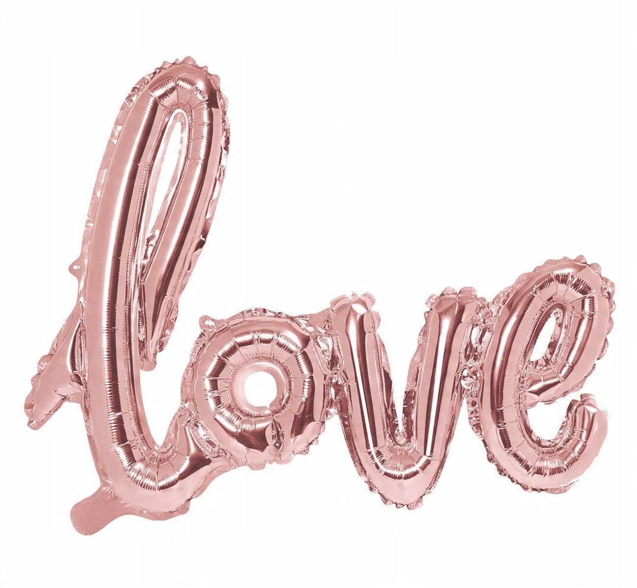 

Balon Na Walentynki napis Love rose gold 73 cm