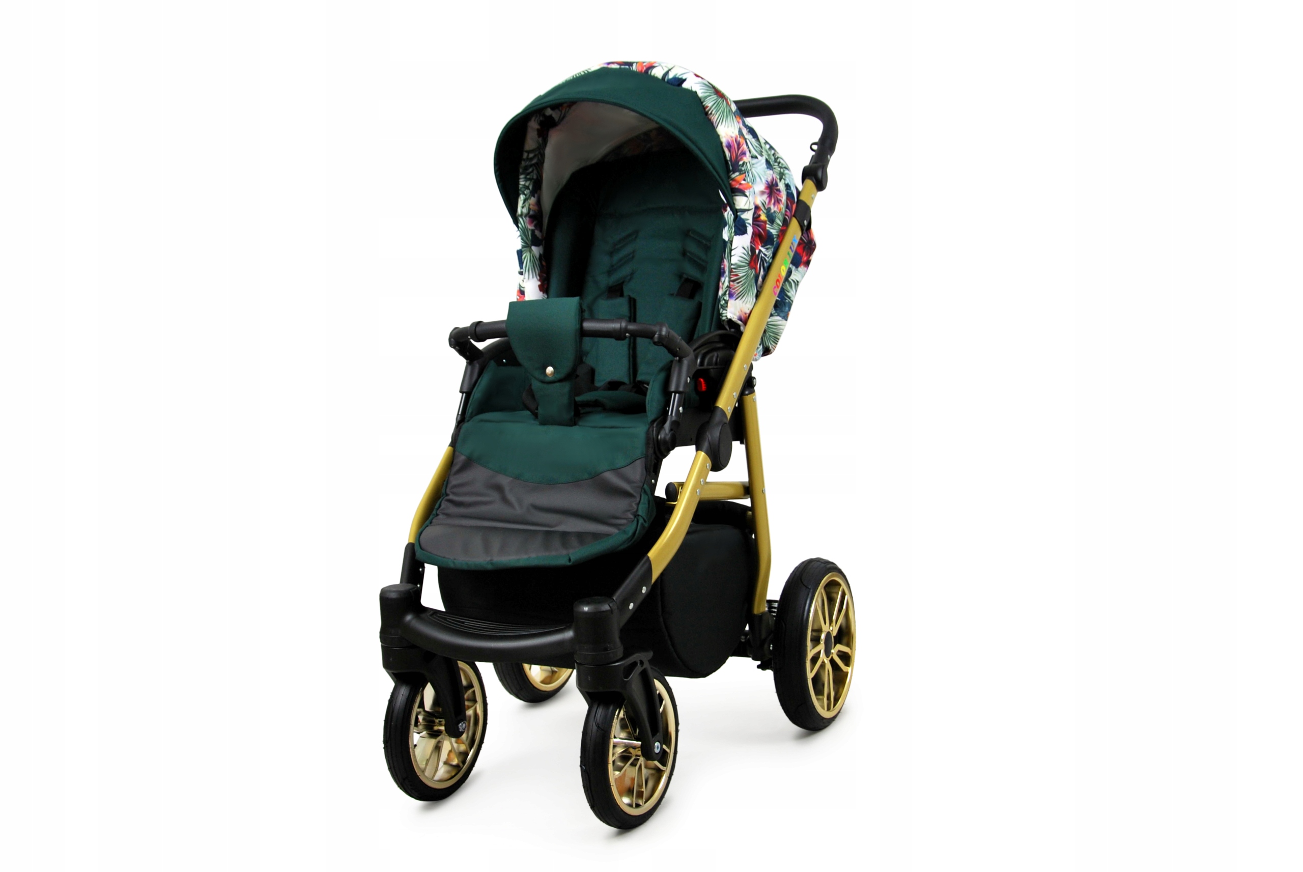 RAF-POL WÓZEK COLORLUX 4w1 ECO SKÓRA + BAZA ISOFIX Marka BabyLux