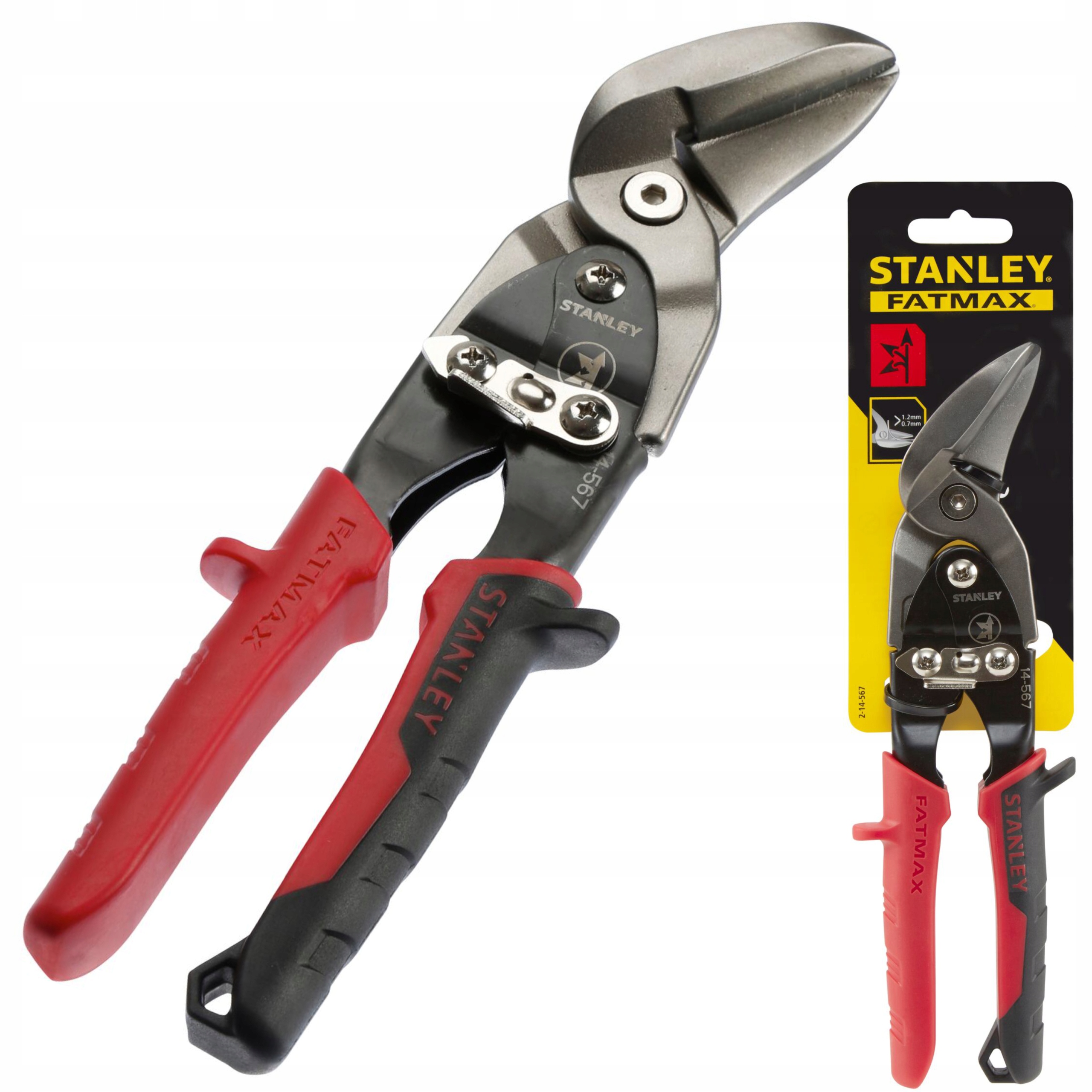 

Tanley 14-567 Nożyce do blachy lewe odgięte 250mm