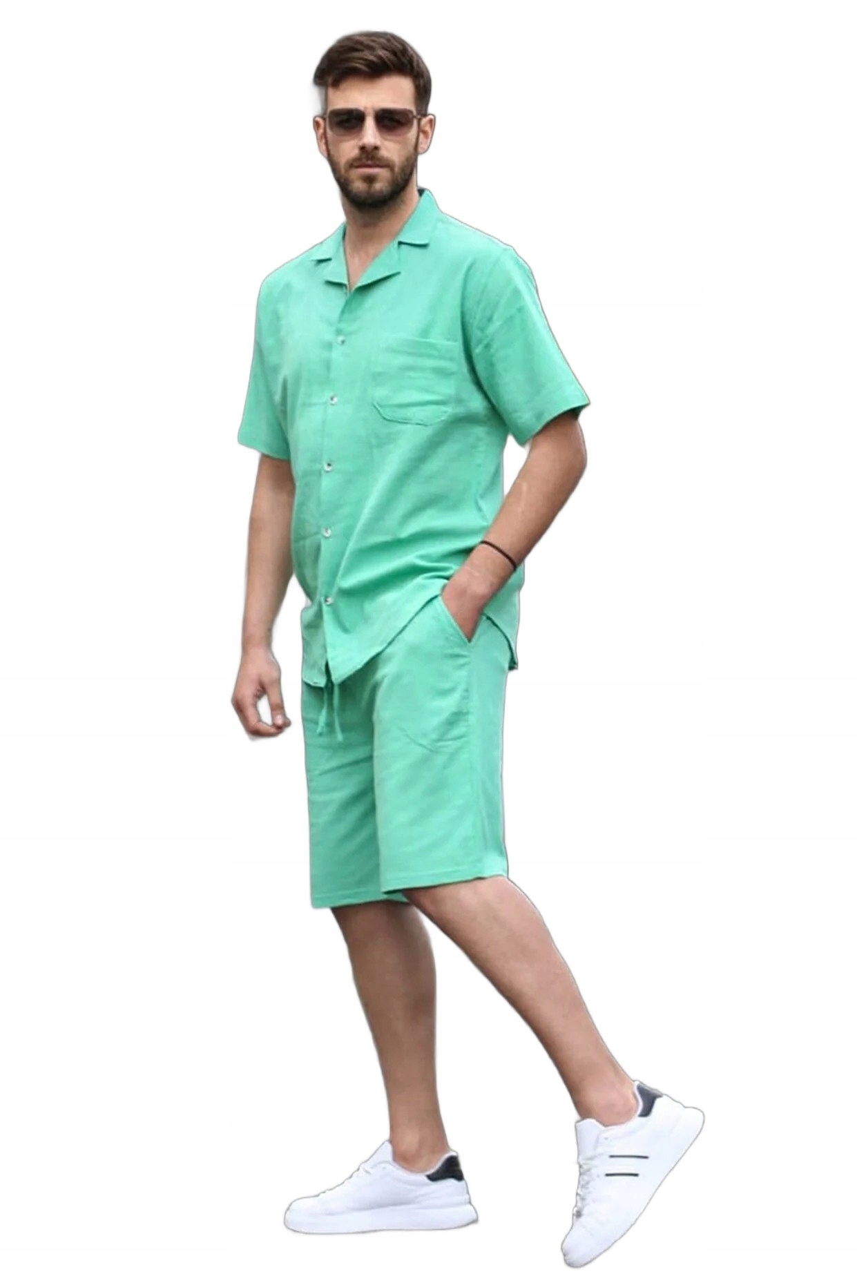 Madmext Pánské Krátké Kraťasy Teplákové Kalhoty S Kapsami 5DA