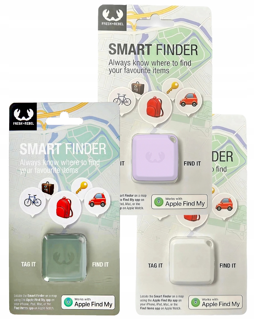 4€48 sur Tracker MiLi Tag Rouge compatible Apple Find My