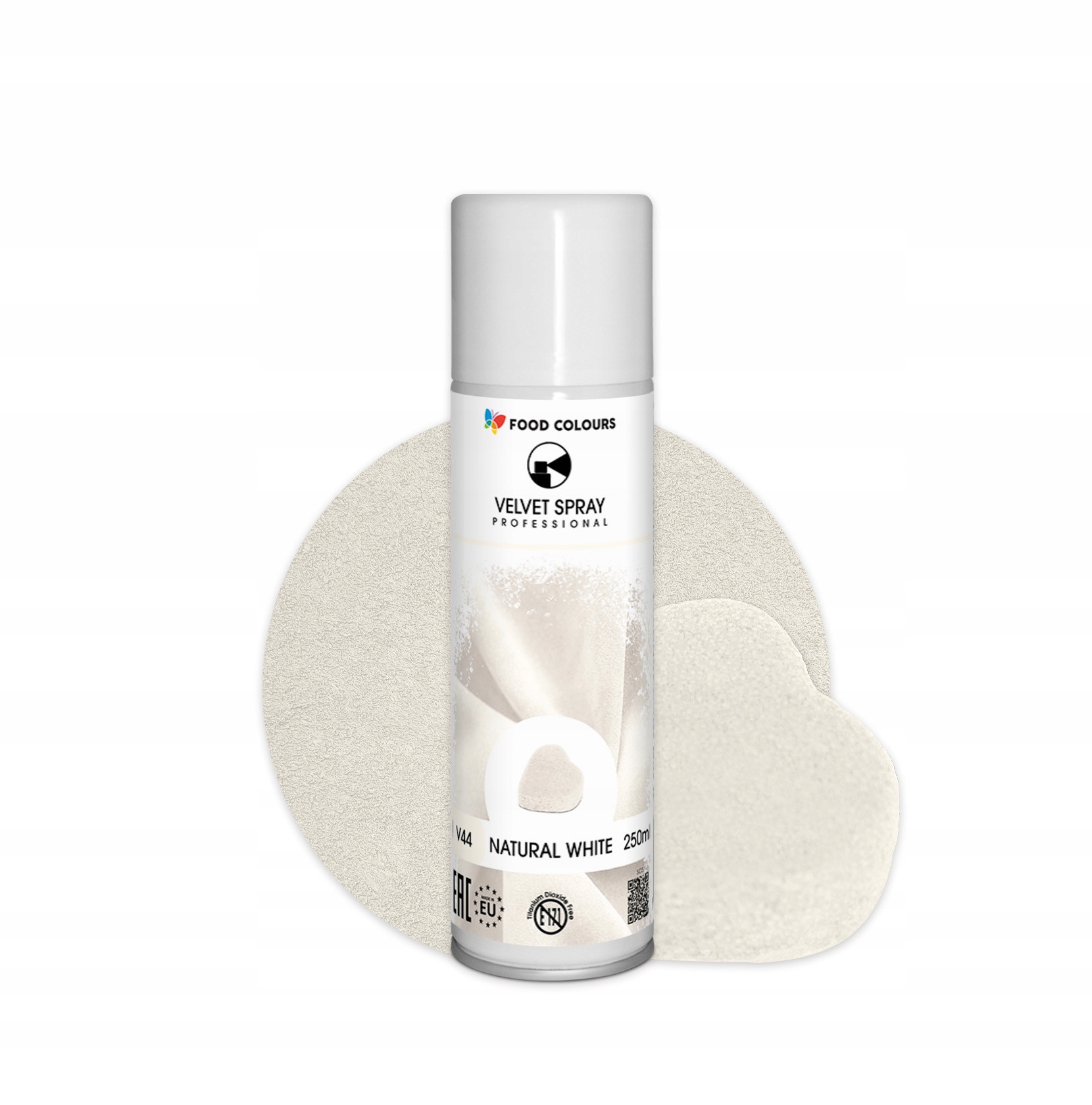 Levně Semiš ve spreji Fc Bílý 250 Natural White