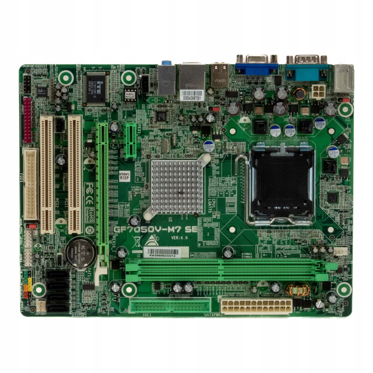 Biostar GF7050V-M7 Se LGA775 2x DDR2 2x PCIe 2x Pci mATX