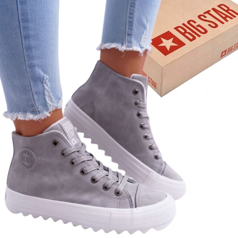 BUTY DAMSKIE BIG STAR WYSOKIE TRAMPKI TENISÓWKI SPORTOWE