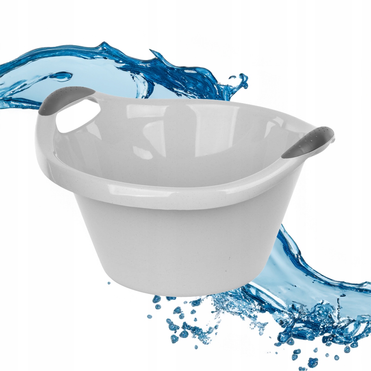 Miska wanienka owalna z uchwytami łazienkowa pranie sprzątanie 10 L